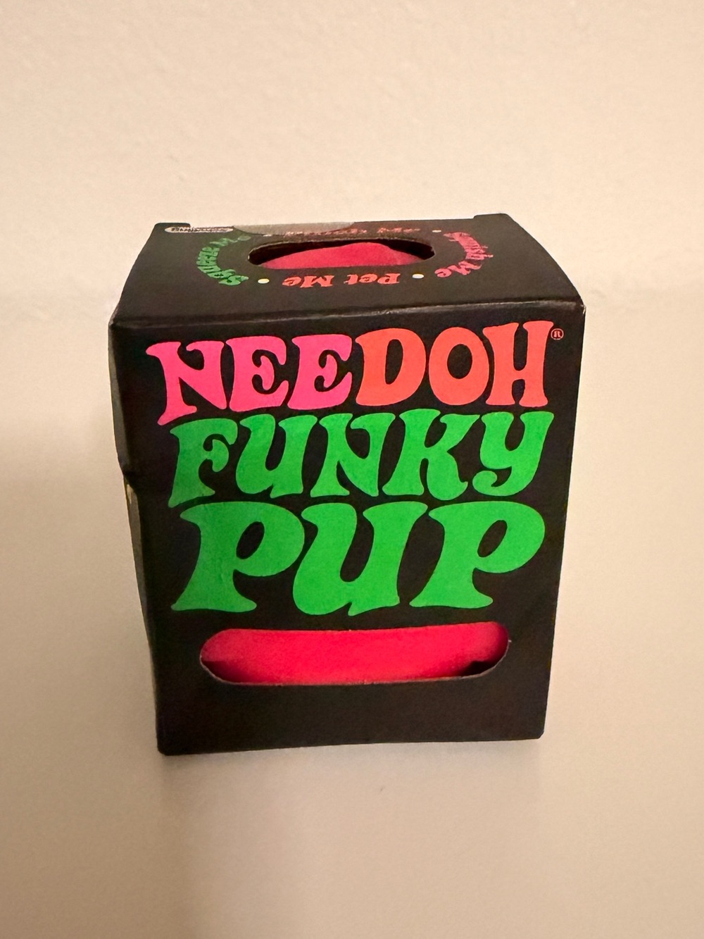 Needoh Funky Pup Toy - Pink